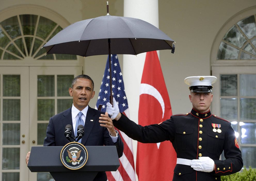 Foto: El presidente de EEUU, Barack Obama, en rueda de prensa (Efe). 