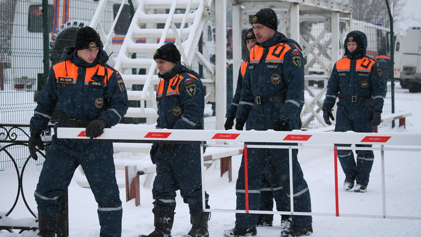 Accidente en una mina en la provincia rusa de Kemerovo. (Reuters/Alexander Patrin)