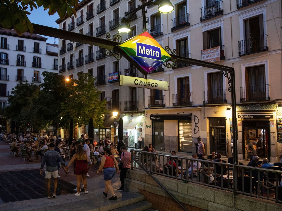 Foto: Plaza de Chueca, en Madrid. Foto: Efe
