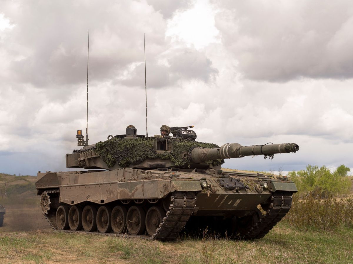 Foto: Leopard 2A4, de los Royal Canadian Dragoons. (Reuters/Fuerzas Armadas canadienses)