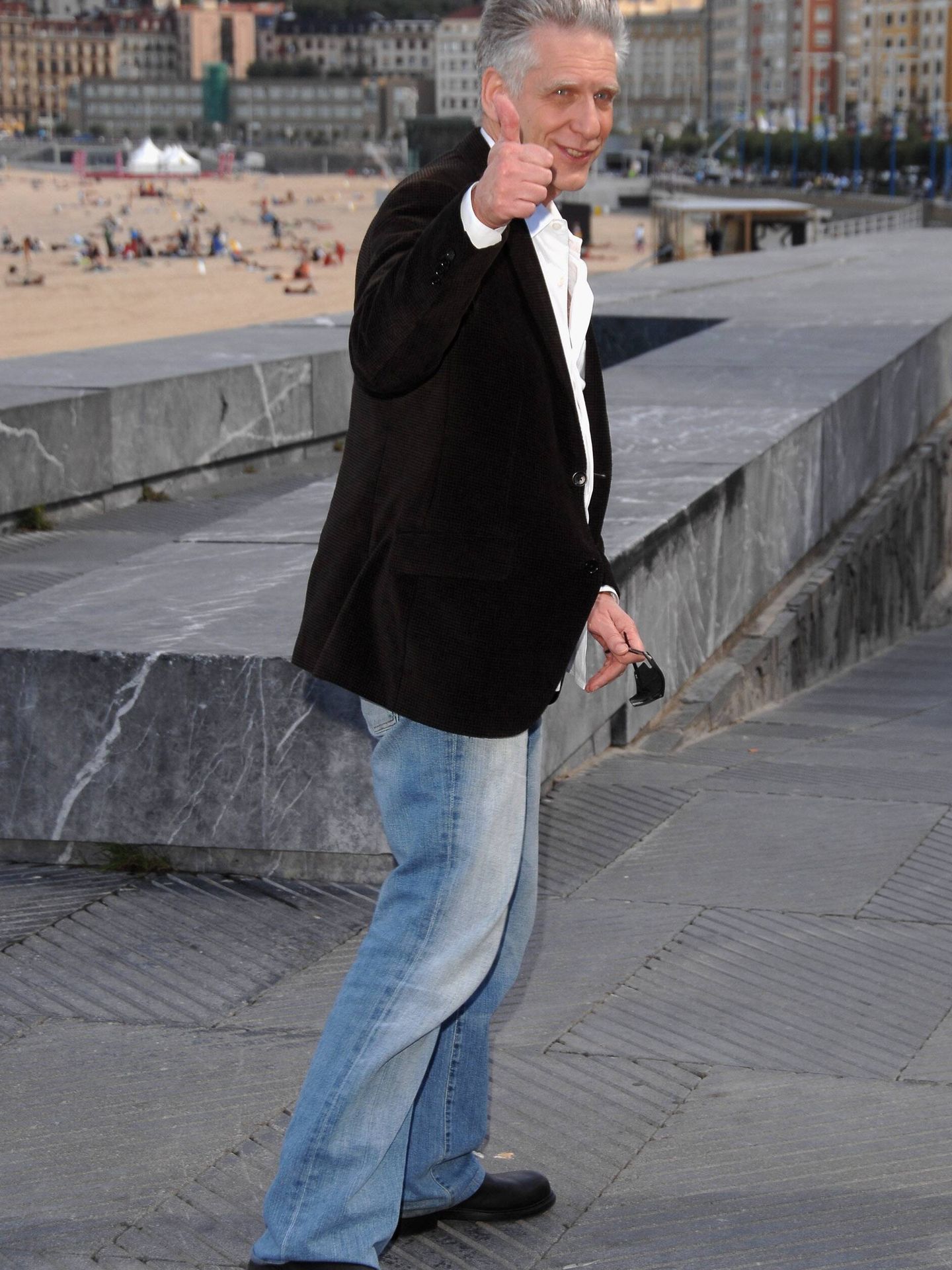 El director, durante su visita a Donostia en 2007. (Getty/Carlos Álvarez)