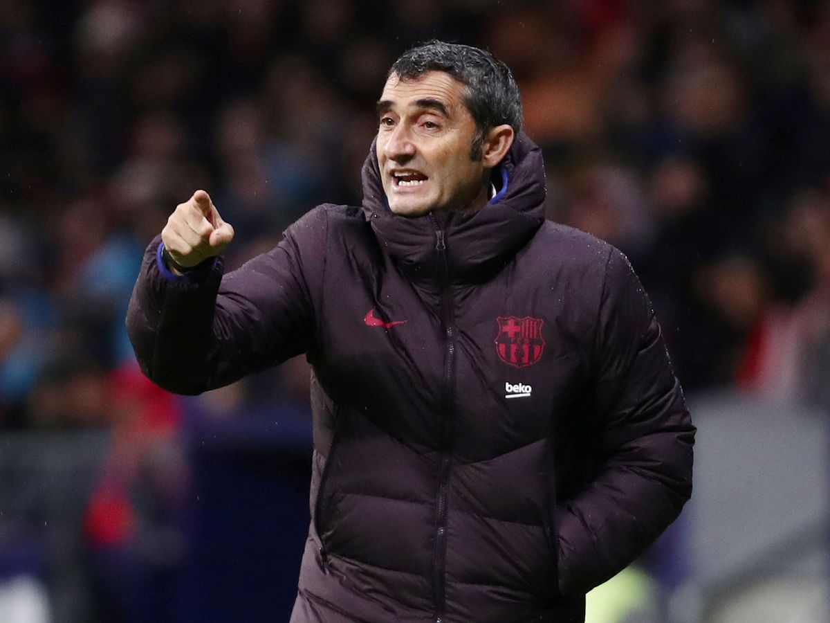Foto: Ernesto Valverde, en su etapa como entrenador del Barcelona. (REUTERS/Sergio Pérez)