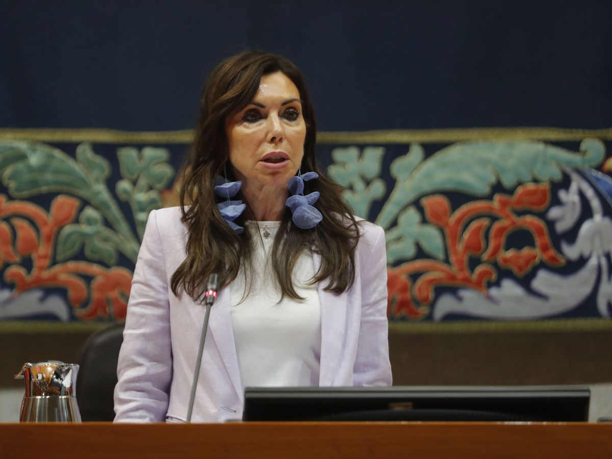 Foto: Marta Fernández (Vox), nueva presidenta de las Cortes de Aragón. (EFE/Javier Cebollada)