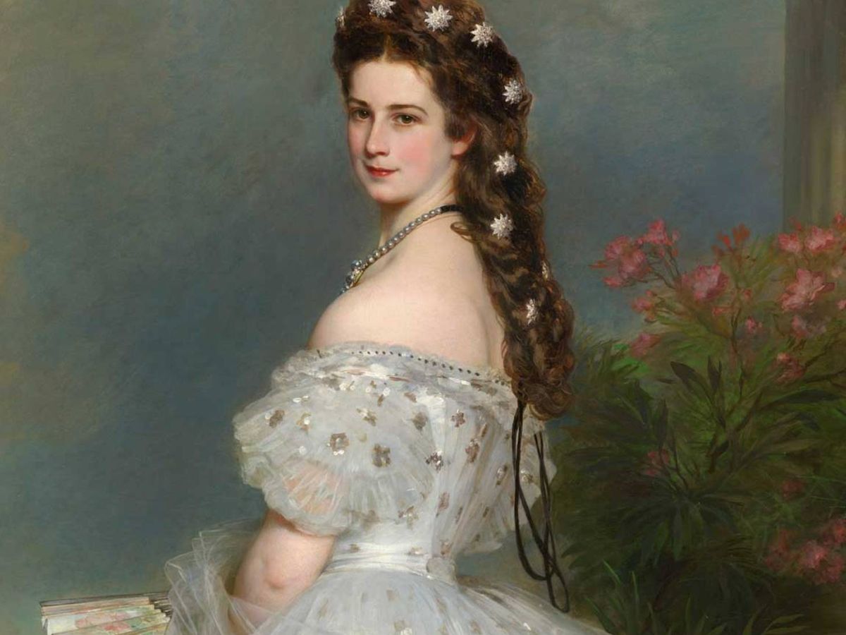 Foto: Retrato de la emperatriz Sissi en 1864 de Franz Xaver Winterhalter. (Sisi Museum-Hofburg Wien)