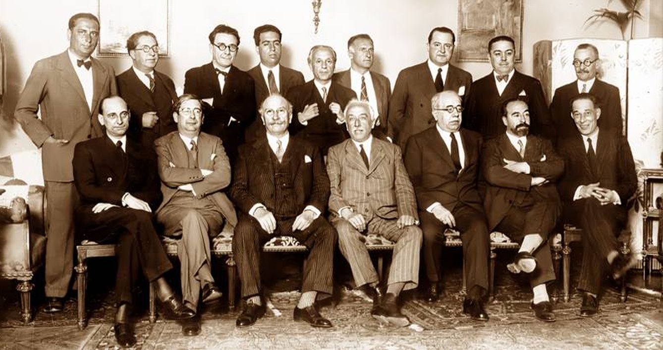 Los políticos del Pacto de San Sebastián, germen del Comité Revolucionario.
