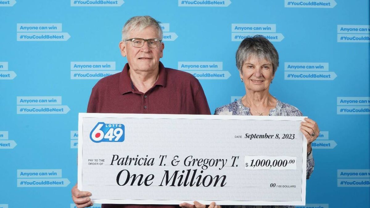 Esta pareja compró un billete de lotería a última hora y ahora es millonaria
