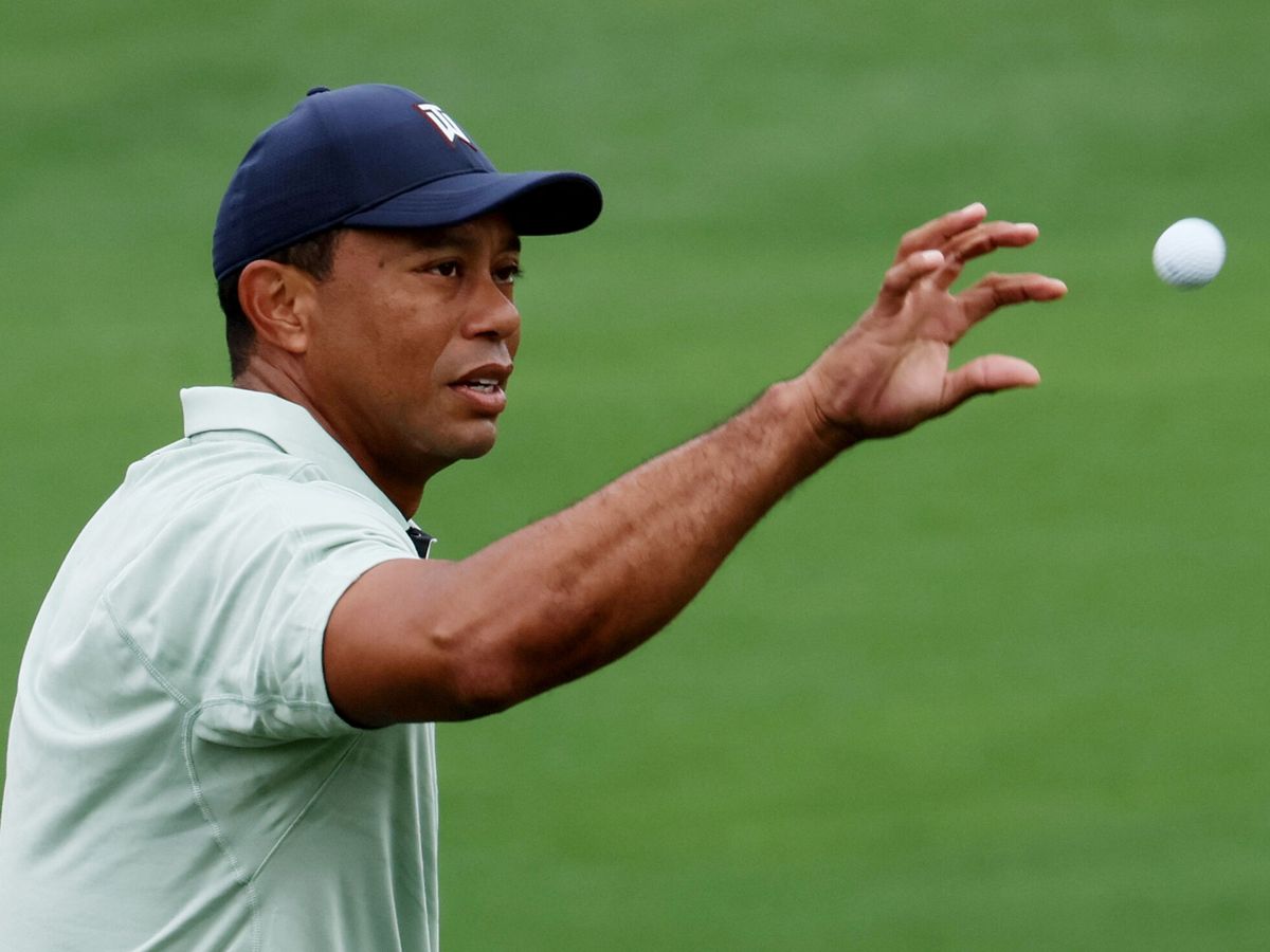 Foto: Tiger Woods en una práctica este martes (Reuters)