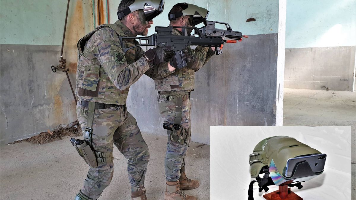 Rifles, sensores y pantallas: así se simula una guerra para no morir en las de verdad