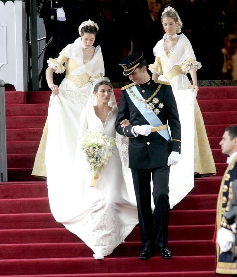Los príncipes de Asturias el día de su boda (Gtres)