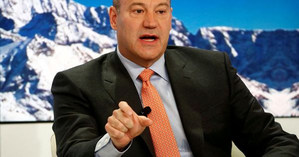 Foto: Gary Cohn, presidente de Goldman Sachs, en Davos, la capital del Estado independiente de los súper ricos. (R. Sprich/Reuters)