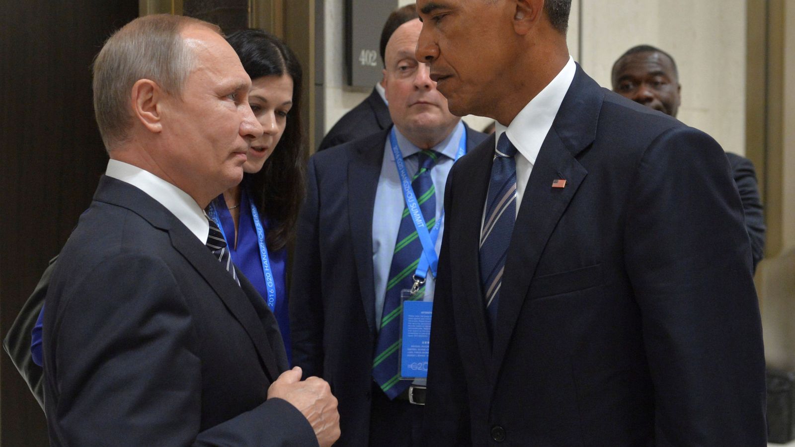 Foto: El presidente ruso Vladimir Putin charla con Barack Obama durante el G20, en Hangzhou, China (Efe). 