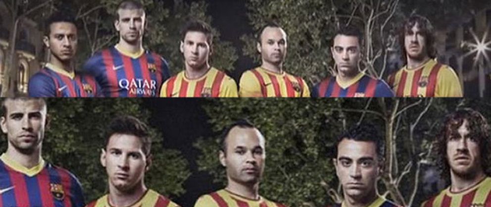 Foto: El Barcelona se 'carga' a Thiago de su publicidad