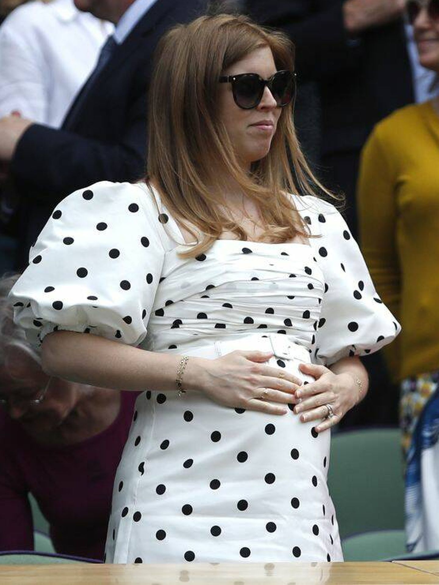 Beatriz de York, en Wimbledon 2021. (Reuters)