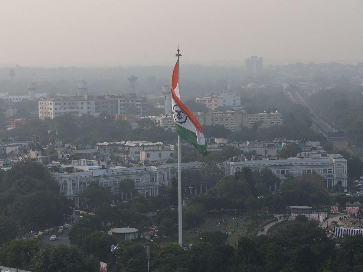 Foto: Nueva Delhi es una de las ciudades más contaminadas del mundo. Foto: EFE Harish Tyagi