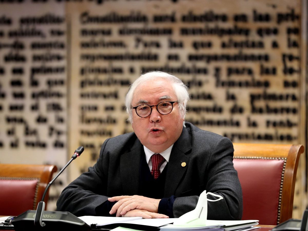 Foto: El ministro de Universidades, Manuel Castells. (EFE)