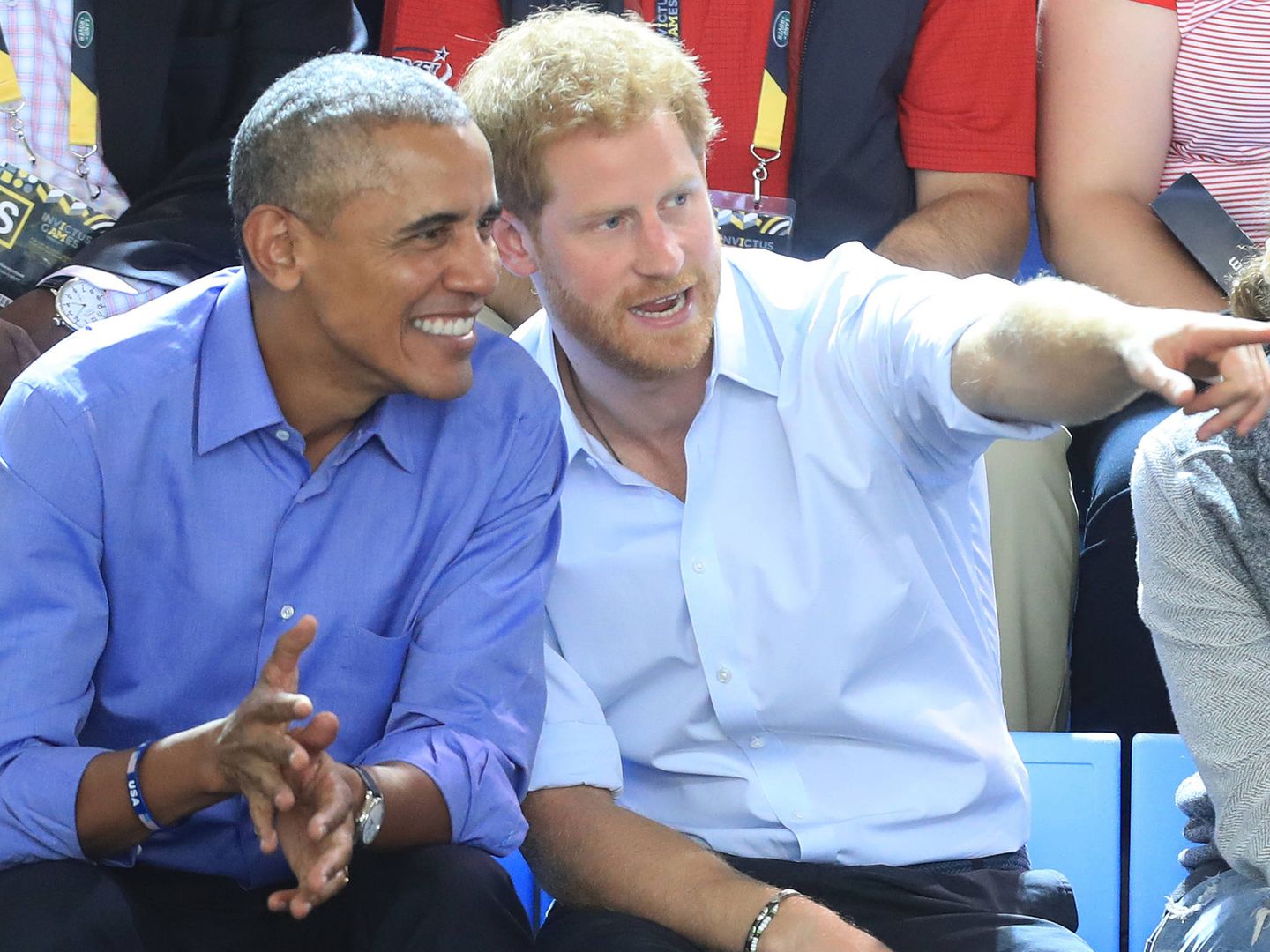  Harry y Obama en los juegos Invictus. (Gtres)