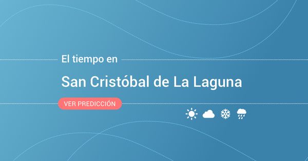 Foto: El tiempo en San Cristóbal de La Laguna. (EC)