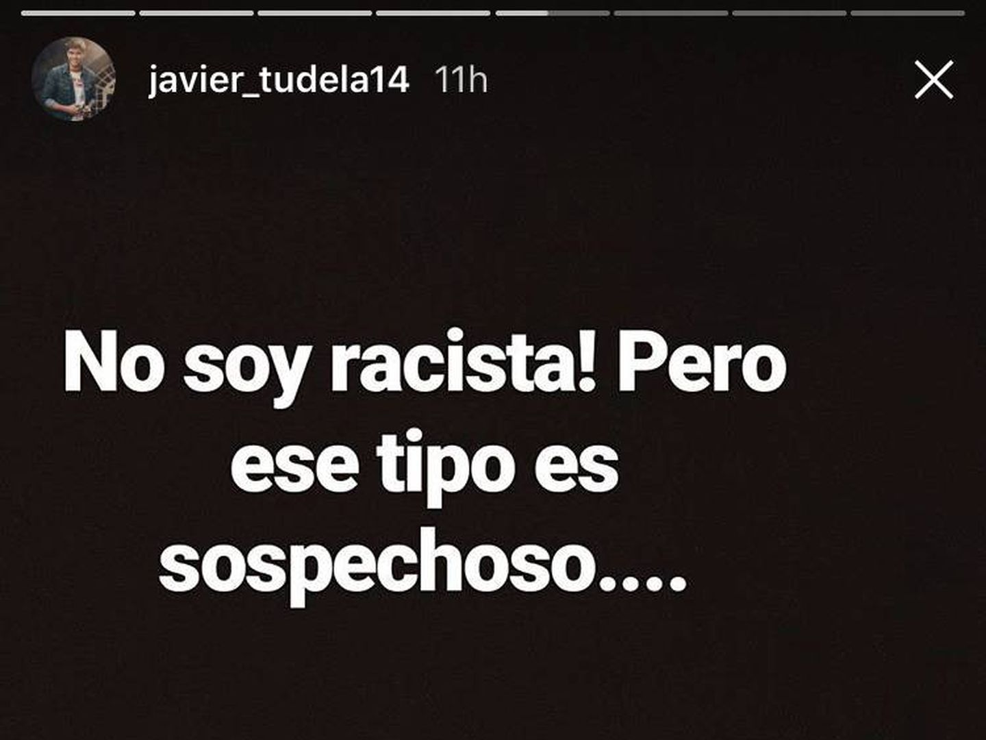 Respuesta de Javier Tudela.