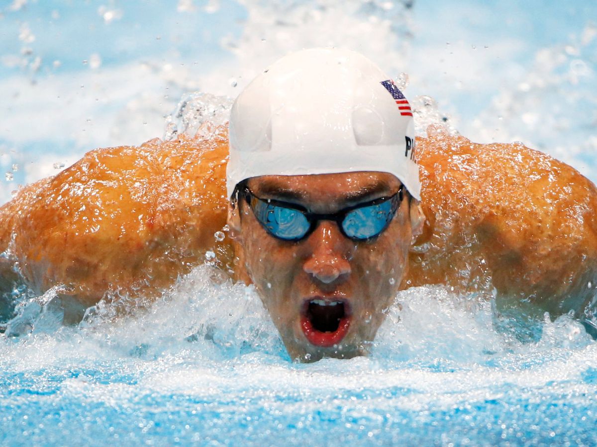 Foto: Phelps, en la final de 100 metros mariposa de Londres 2012. (Reuters)