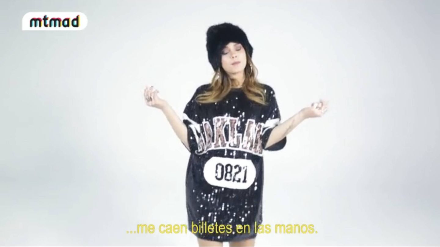 Gloria Camila, en el videoclip 'Ven por más'.