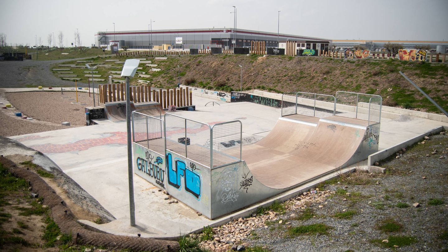 Un 'skatepark', en los alrededores del polígono. (Carmen Castellón)