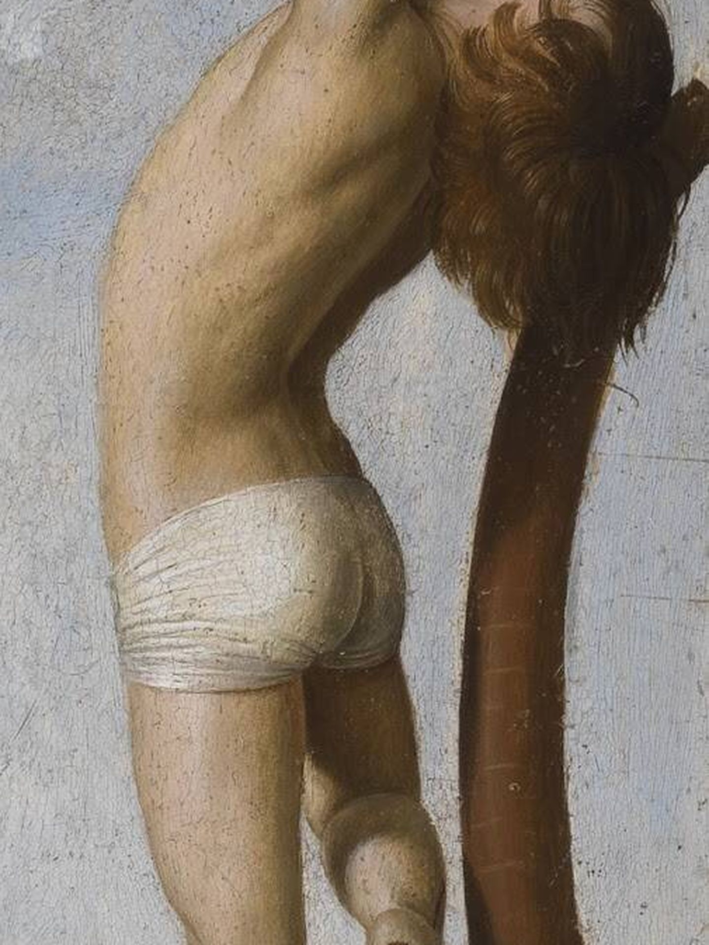 Detalle de la 'Crucifixión' de Antonello da Mesina.