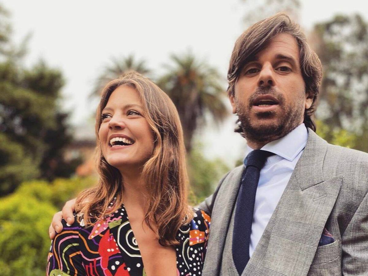 Foto: Álvaro Falcó e Isabelle Junot, en una boda este verano. (Instagram/@isabellejunot)