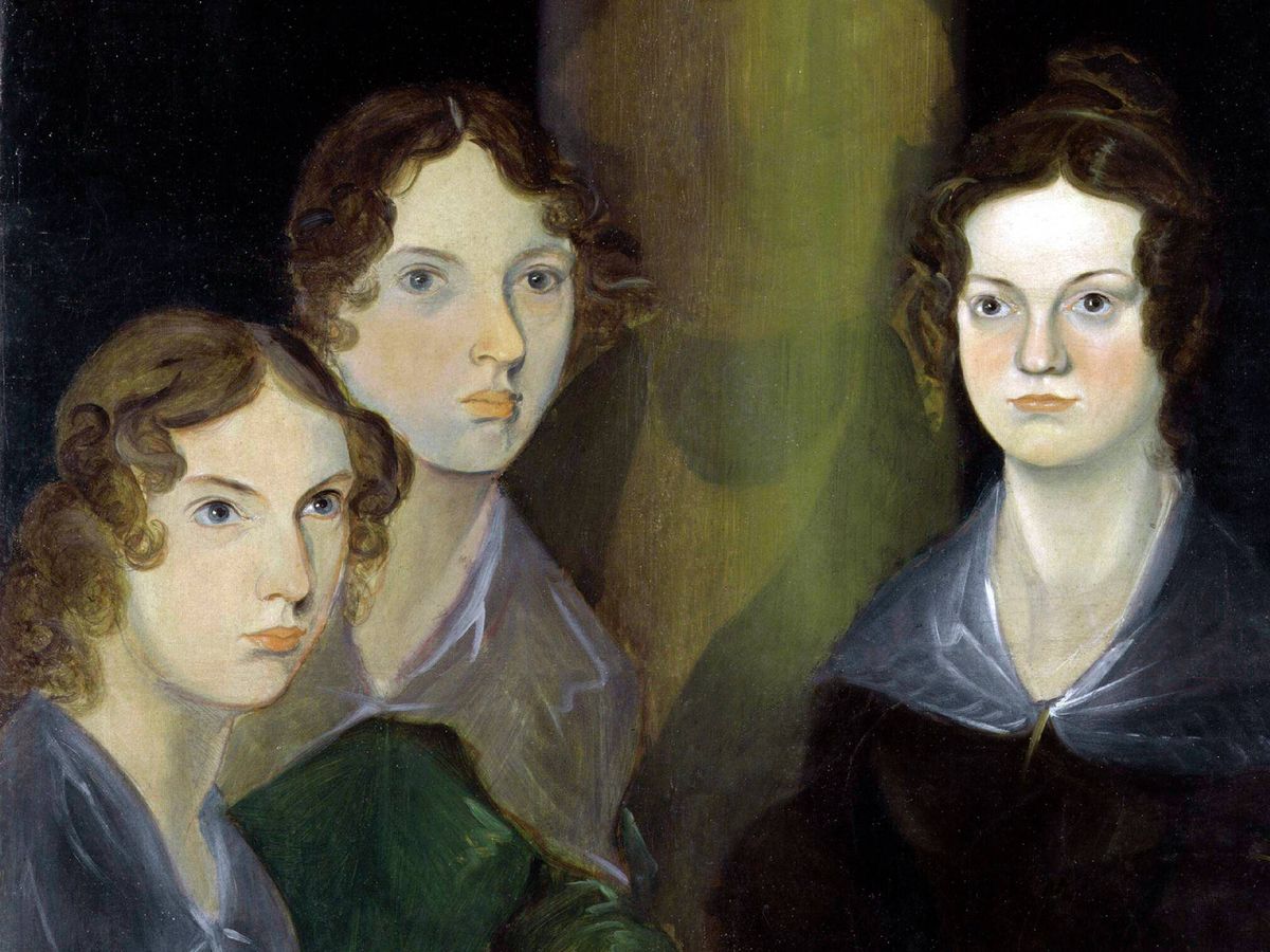 Foto: Retrato de las hermanas Brontë por Branwell, que posteriormente borró su propia figura del cuadro. (Getty/Corbis/VCG Wilson)
