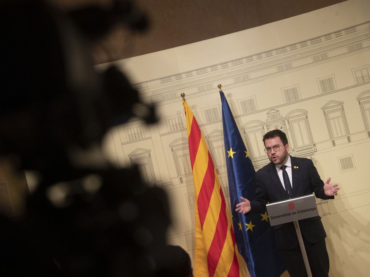 Foto: El presidente de la Generalitat, Pere Aragonès. (EFE/Marta Pérez)