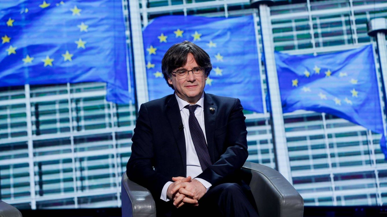 Foto: Carles Puigdemont, entrevistado en el Parlamento Europeo. (EFE)