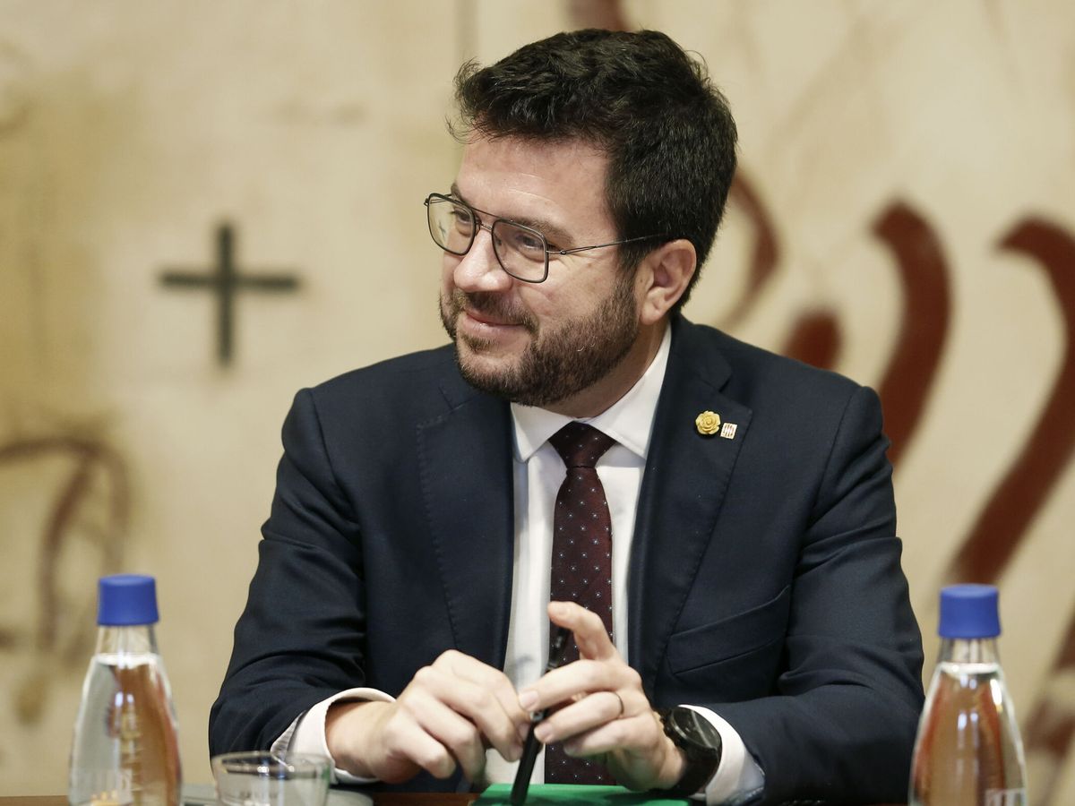 Foto:  El presidente de la Generalitat, Pere Aragonès. (EFE/Andreu Dalmau) 