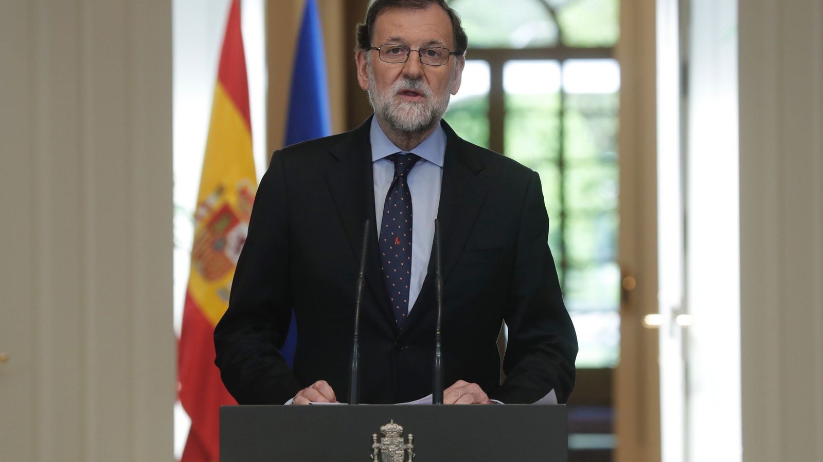 Foto: Mariano Rajoy en una rueda de prensa. (EFE)