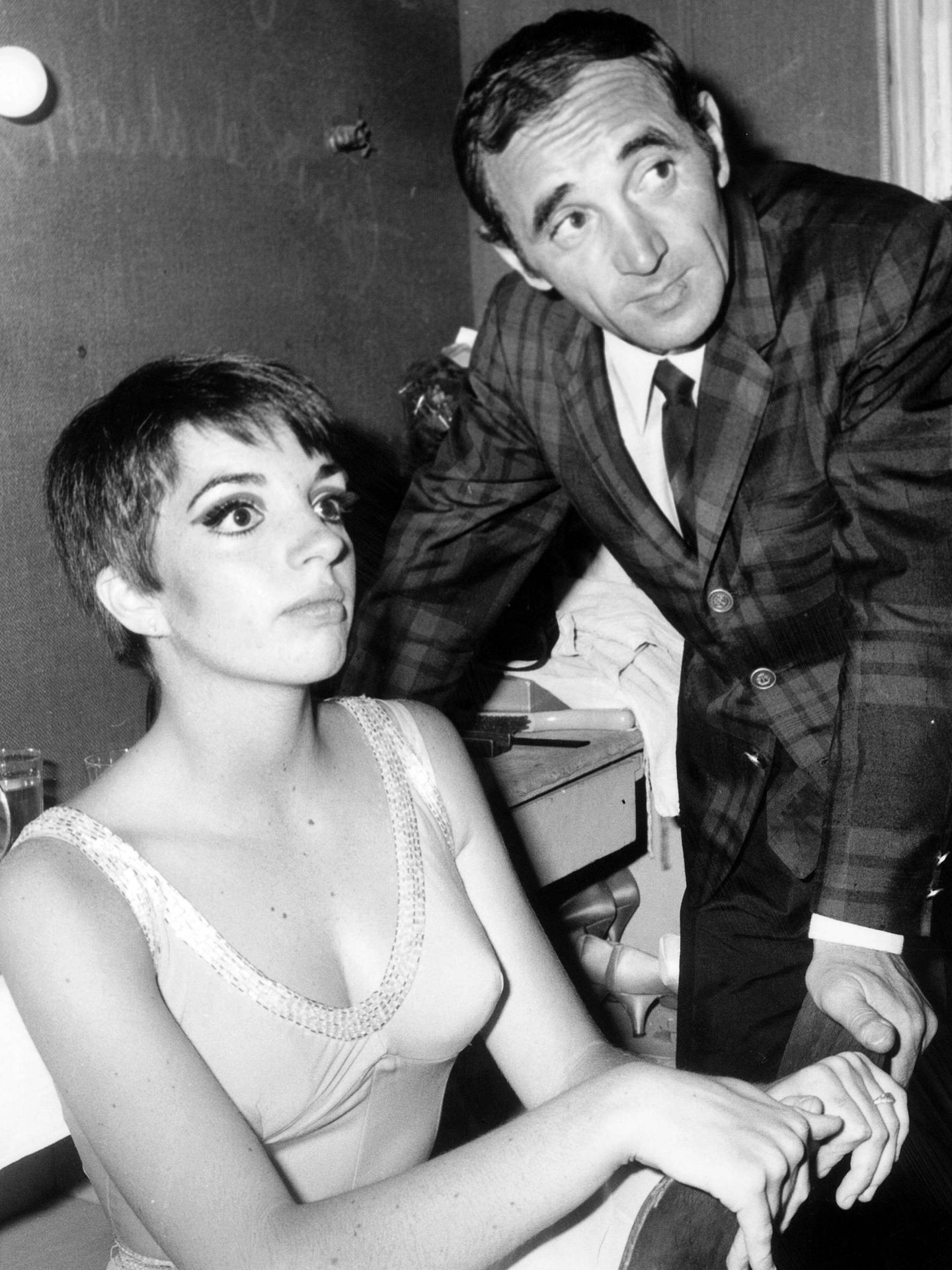 Charles Aznavour y Liza Minnelli cuando eran dos grandes promesas. (Cordon Press)