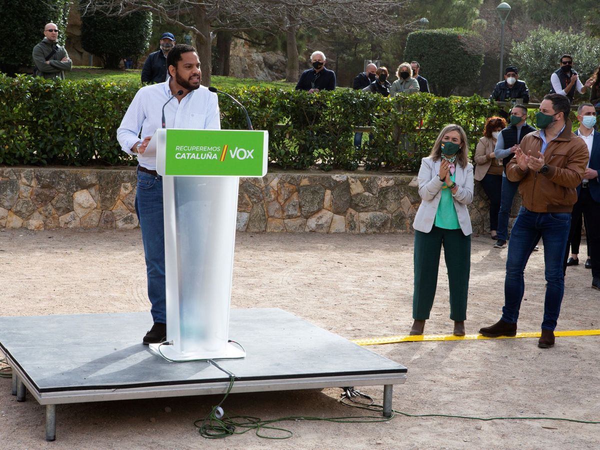 Foto: El candidato de Vox a la Generalitat, Ortega Smith. (EFE)