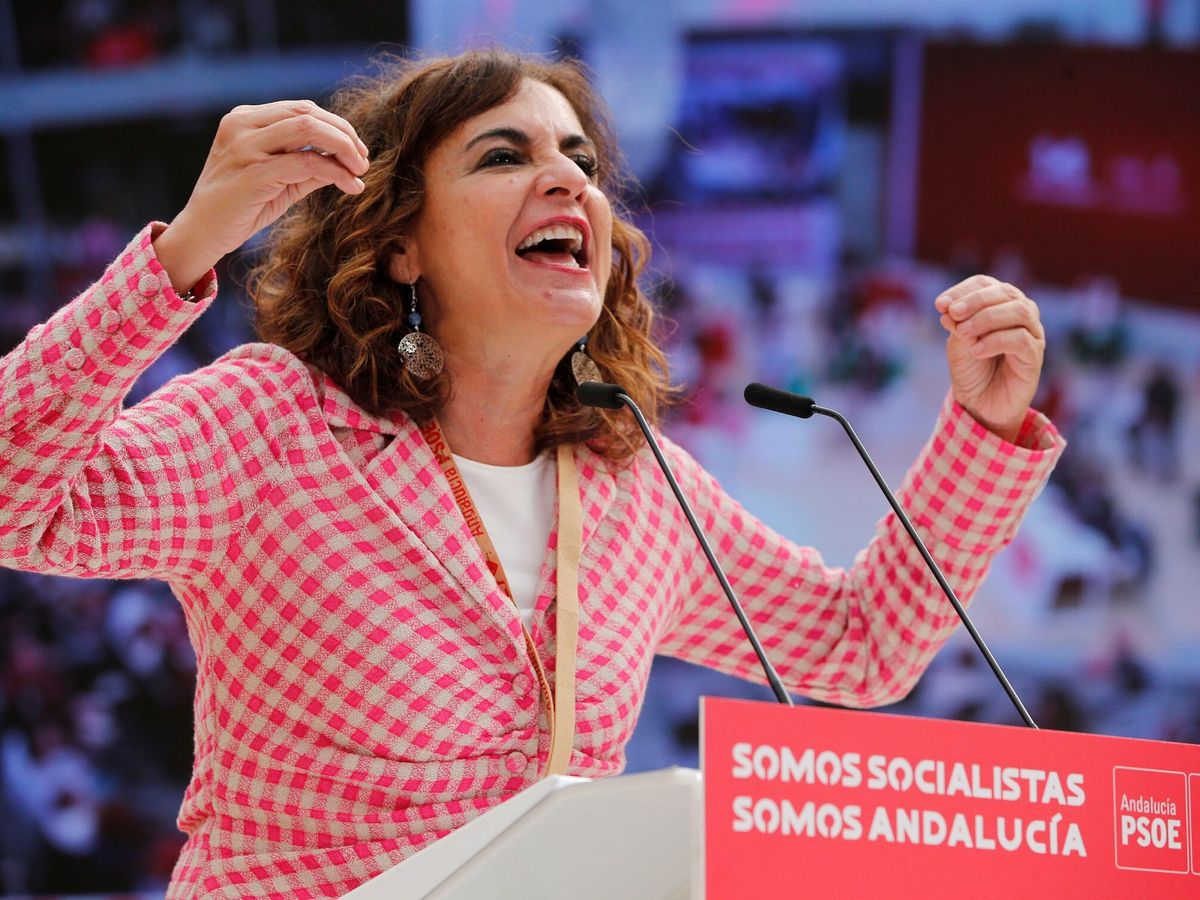 Foto: La ministra de Hacienda y vocal de la ejecutiva federal del partido socialista, María Jesús Montero. (EFE/Jorge Zapata)
