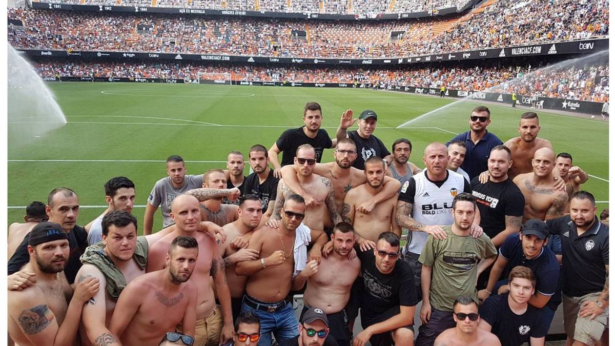Así son los Yomus, los ultras del Valencia CF que revientan manifestaciones catalanistas