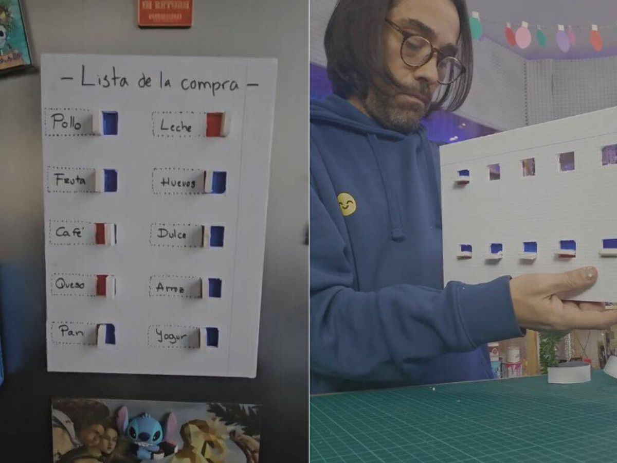 Foto: Cómo hacer una lista de la compra interactiva para la nevera de forma fácil: el paso a paso con Jordi Cruz (TikTok/@jordicruzoficial)