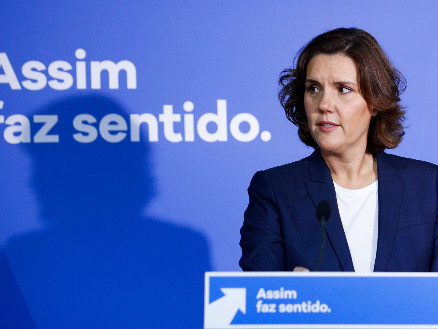 La presidenta del Partido Popular (CDS-PP) portugués, Assunção Cristas. (EFE)