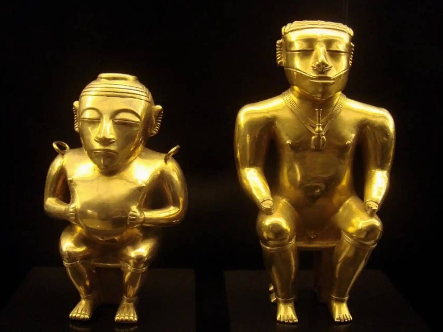 El tesoro de las Quimbayas, en el Museo de América, reclamado por Colombia (EFE)