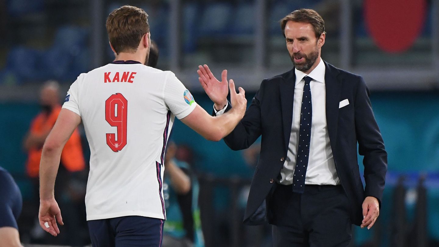 Kane volvió a ser la estrella inglesa. (Reuters)