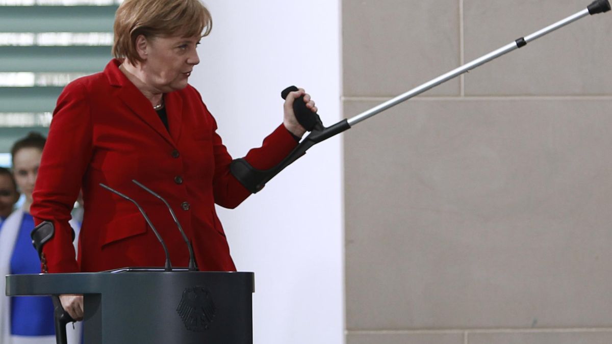 Merkel sufre un accidente de esquí y restringe su agenda tres semanas