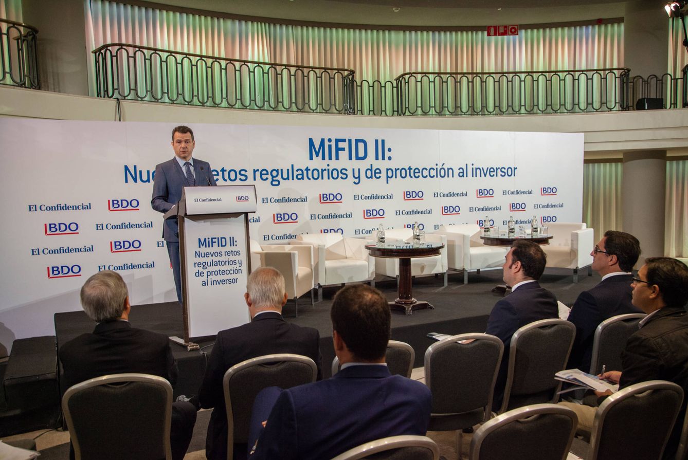 Rodrigo Buenaventura, en el Foro sobre MiFID II de El Confidencial y BDO.