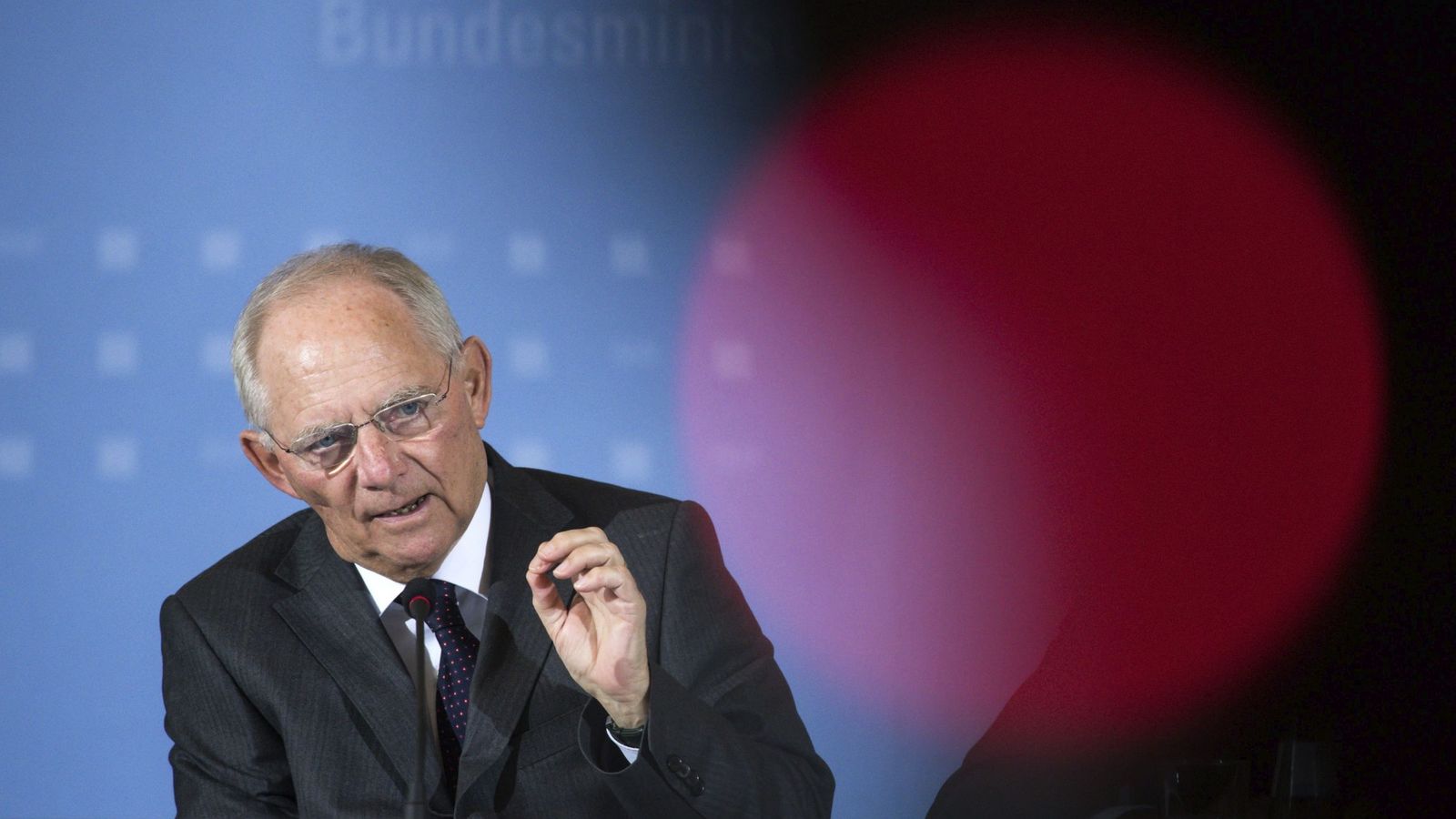 Foto:  El ministro alemán de Finanzas, Wolfgang Schäuble. (EFE)