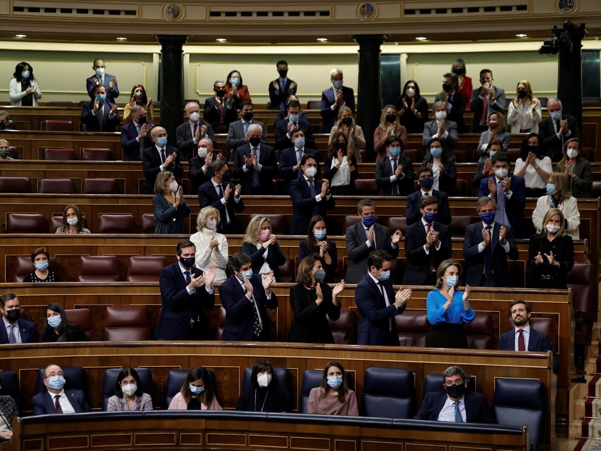 Foto: Vista del hemiciclo del Congreso de los Diputados. (EFE/Emilio Naranjo)