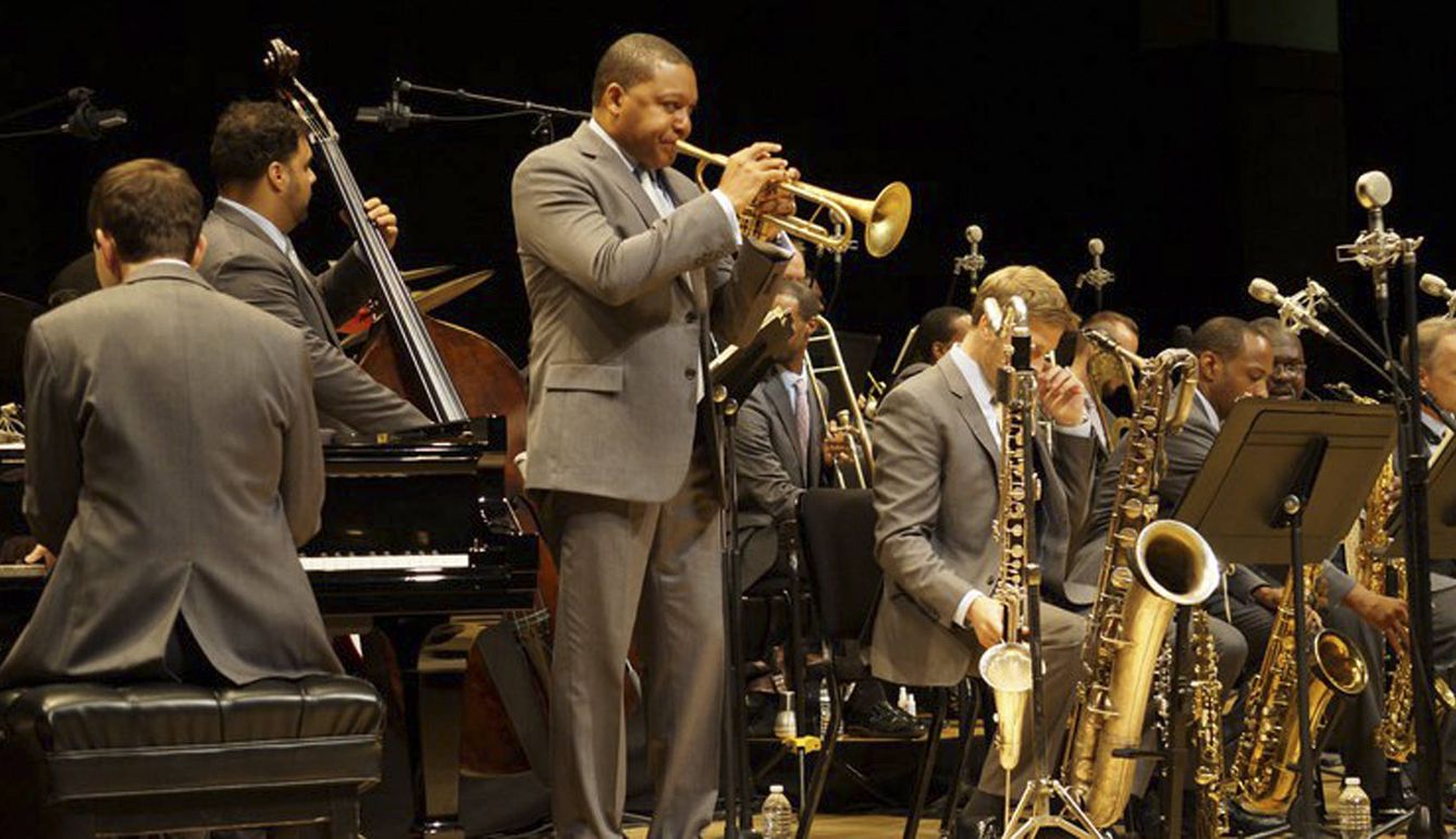 Marsalis en la Orquesta de Jazz del Lincoln Centre.