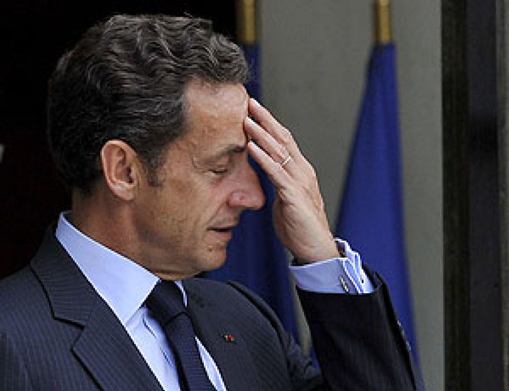 Foto: Sarkozy sufre un malestar mientras hacía deporte