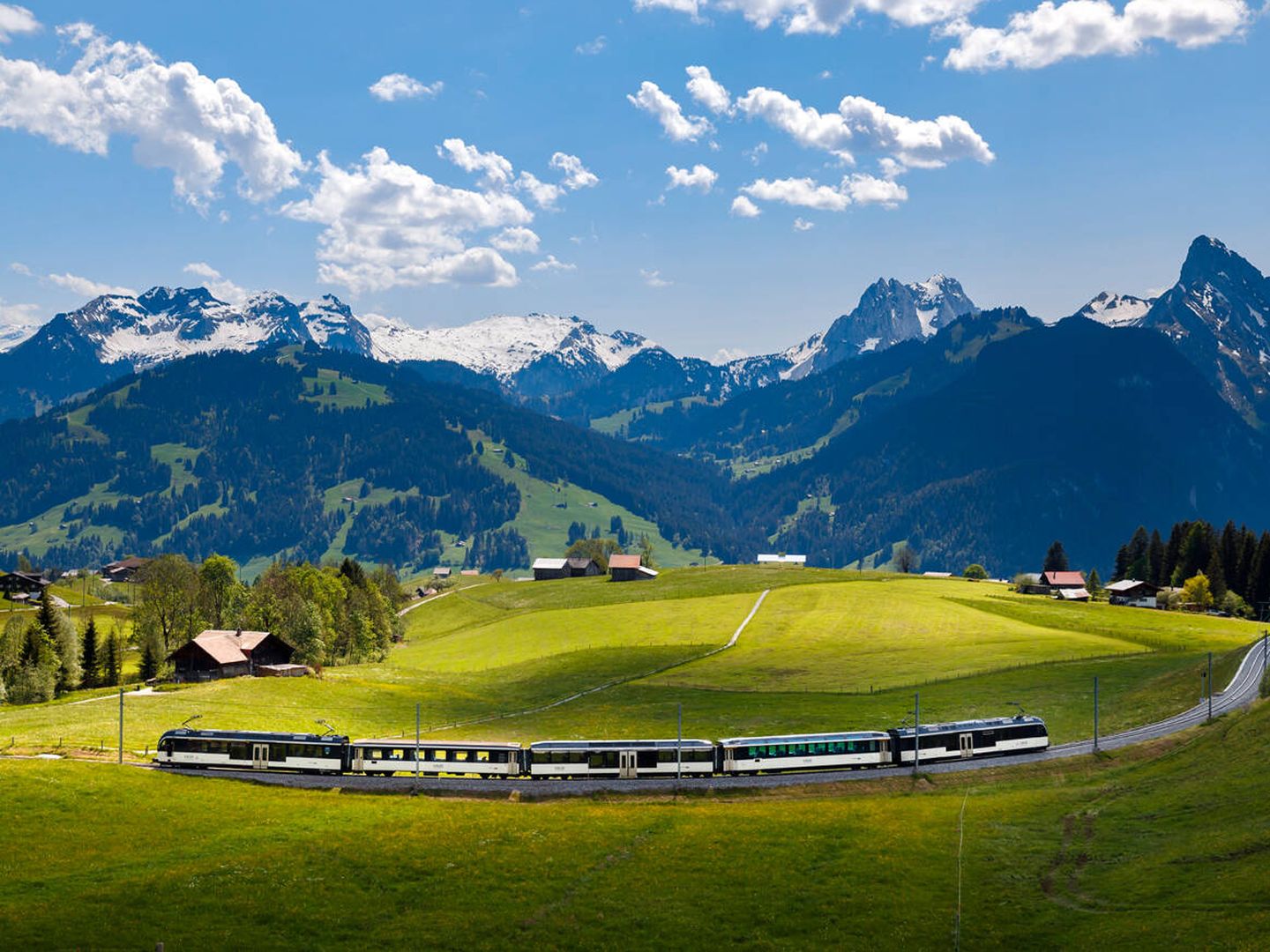 Tren de la red de Swiss Travel System en Suiza. (Foto: Cortesía)