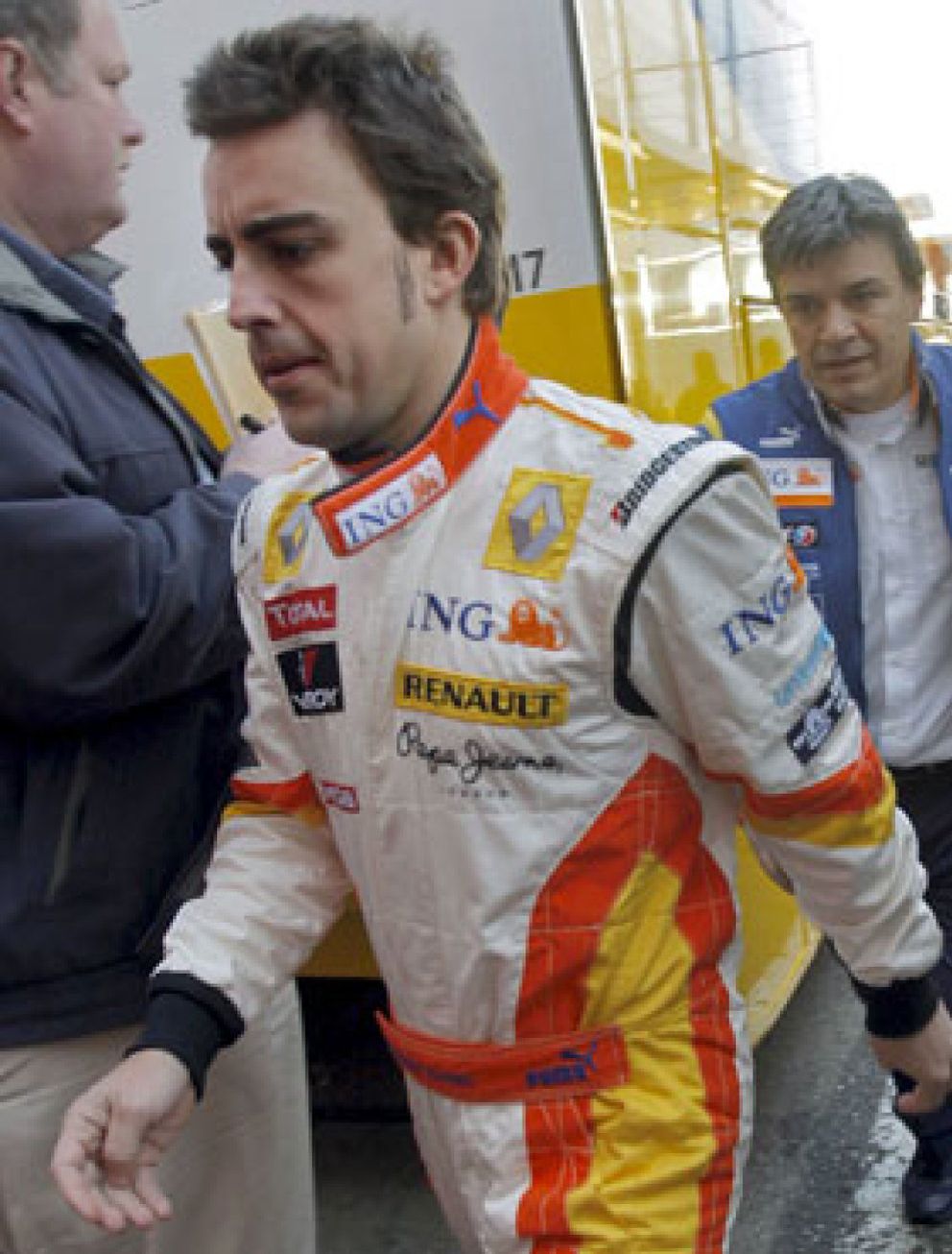 Foto: Ferrari es el más rápido pero rompe el kers y Alonso termina por la cola
