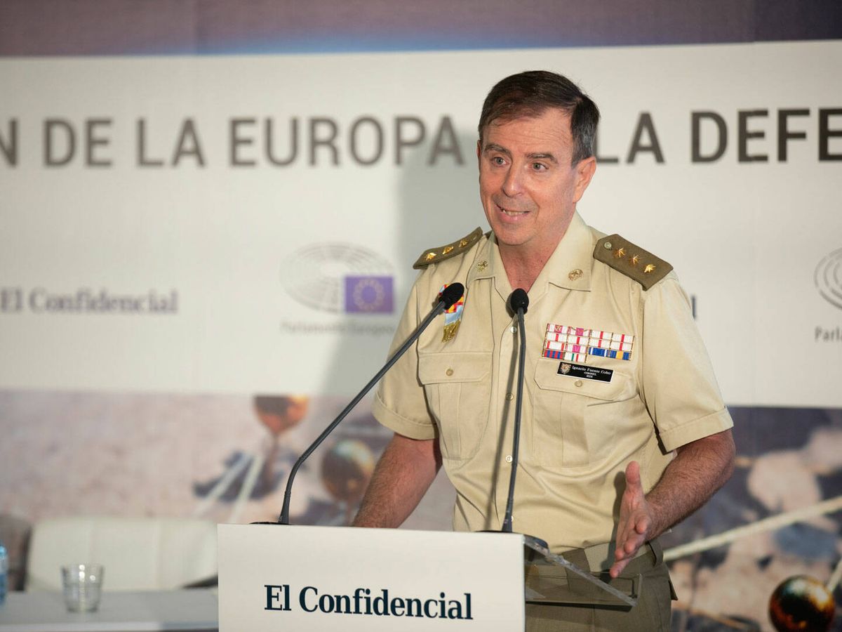 Foto: Ignacio Fuente Cobo, coronel y analista en el Instituto Español de Estudios Estratégicos, durante su intervención.