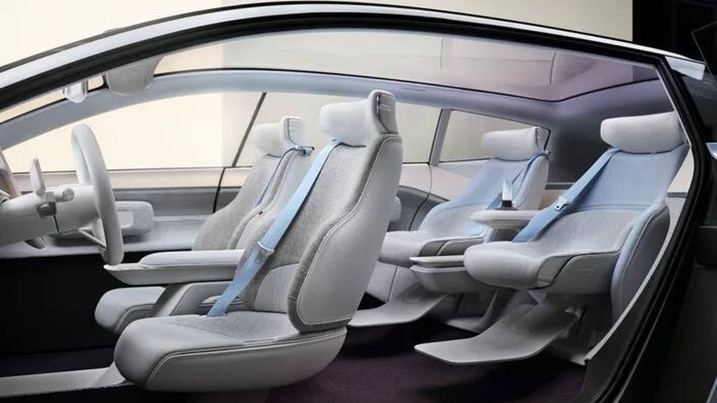 El interior del Concept Recharge que podríamos ver en el nuevo Volvo de 2022 (Volvo)